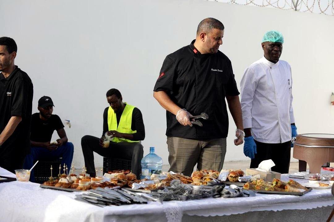 Barbecue live lors d'une réception