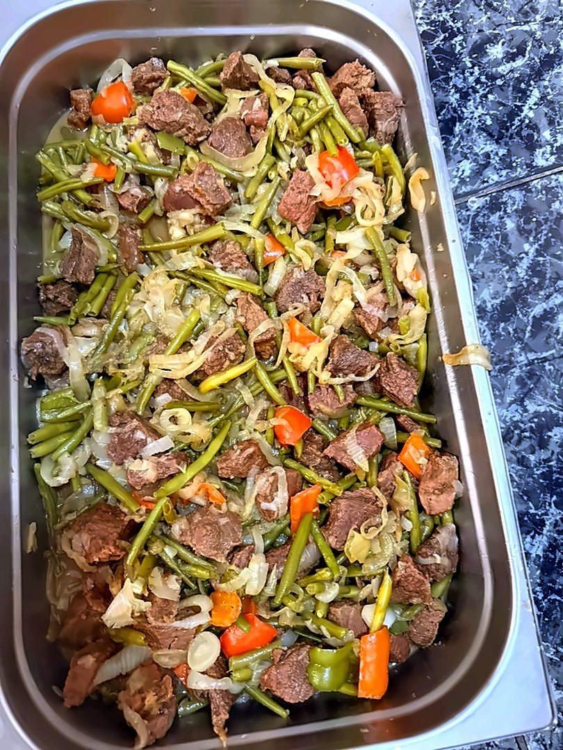 Sauté de bœuf aux haricots verts